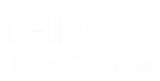 the logo for the 600 luxury city living
