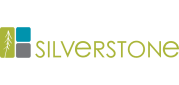Silverstone Logo in lime green, teal and grey at Silverstone Apartments, California, 95618