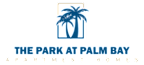 The logo of The Park at Palm Bay Apartment Homes features a palm tree.