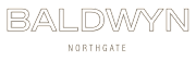The image features the word "BALDWYN" in large letters with "NORTHGATE" written below it in smaller letters.