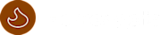 The image is a logo of Harrowgate with a brown circle and a white design inside it.