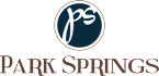 A logo with the words "park springs"