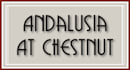 A sign that says Andalusia at Chestnut.