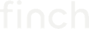 The image shows the word "finch" in white letters on a green background.