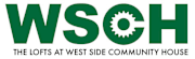 The logo for the Lofts at West Side Community House.