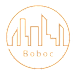 A logo with the word Boboc and a stylized city skyline.