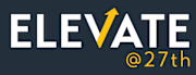 The image features the word "ELEVATE" with an upward-pointing arrow and the handle "@27th".