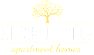 A logo for Ontario Manor apartment homes featuring a tree.