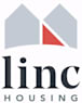 The image shows a logo for a company named LINC Housing.