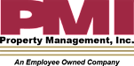 an employer management company logo with the word property management on it
