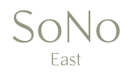 A logo with the text "Sono" in a large font and "East" in a smaller font below it.