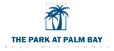 The logo of The Park at Palm Bay Apartment Homes features a palm tree.
