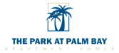 The logo of The Park at Palm Bay Apartment Homes features a palm tree.
