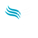 A logo for Village Townhomes at Lake Orlando.