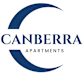 The image is a logo of Canberra Apartments.