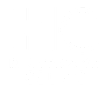 A black and white image of a logo for Huntswood Courts.