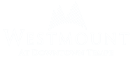 the logo for westmount at downtown tempe with the words downtown at tempe
