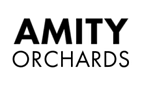 the word army orchards written in black text on a green background