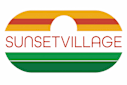 The image is a logo for Sunset Village.