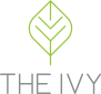 the ivy logo on transparant at The Ivy, Austin, TX, 78753