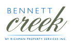 A logo for Bennett Creek by Richman Property Services Inc.