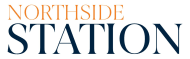 the logo for northside station on a white background