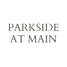 a green background with the words parkside at main on it