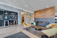 Indoor fireplace - The Verge Apartments in St Louis Park, MN