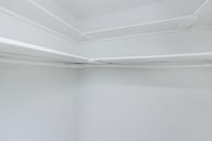 White room with a white ceiling and white walls.