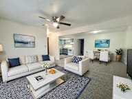 Living room and dining room at chesterfield village