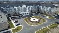 an aerial view of cascades of frederick