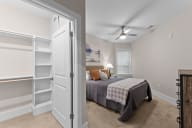 Active Adult bedroom with walk in closet