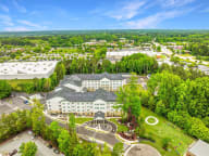 An aerial view of Active Adult Apartments