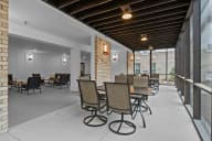 Active Adult clubhouse space with screened porch
