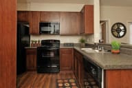 vacant apartment kitchen
