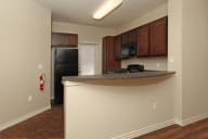 model apartment kitchen