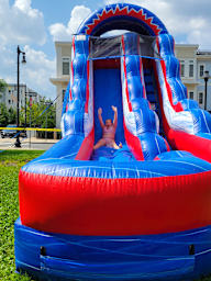 Playground Slide With Child Playing Tierney Learning Center.