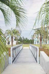 Bridge over Lake Saltaire at Saltaire Apartment Homes in Santa Rosa Beach, FL