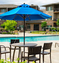 Resort-style pool at the Sterling at Prairie Trail in Ankeny, IA