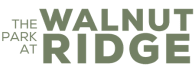 a green background with the words walnut park at ridges