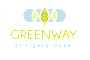 A logo with the text "Greenway at Fisher Park" and a leaf design.