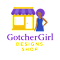 A logo for a design shop called GotcherGirl.
