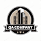 A logo for QA Company features a city skyline and a ribbon banner.