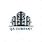 A logo for QA Company features a stylized building.