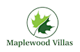 A logo with a green leaf and the text "Maplewood Villas" below it.
