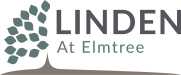 a green background with a tree and the words linden at emmite