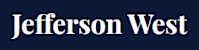 The image displays the text "Jefferson West" in white font on a dark background.