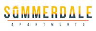 the sunnyside apartments logo with the word summer on it