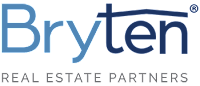 The image is a logo for Bryten Real Estate Partners.