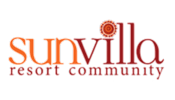The image is of a logo for Sunvilla resort community.